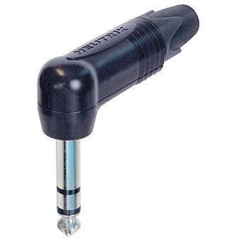 Neutrik NP3RX-BAG Jack 6.35 mm Spina angolata Numero Poli (num): 3 Stereo Nero 1 pz.