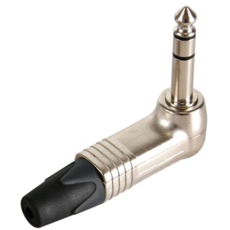 Neutrik NP3RX Klinken-Steckverbinder 6.35 mm Stecker, gewinkelt Polzahl: 3 Stereo Silber 1 St.