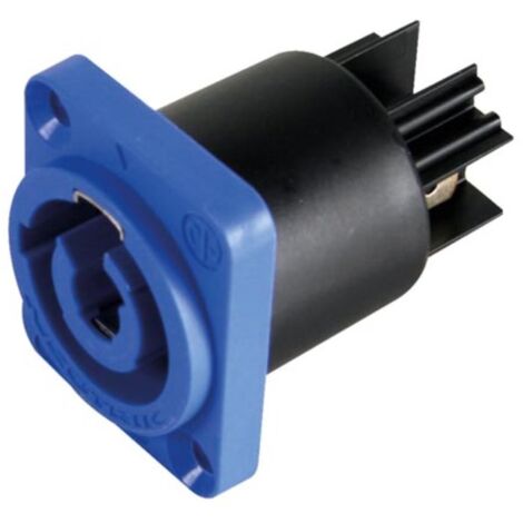 Neutrik - powercon 3 polige montage blau unter spannung stromeingang