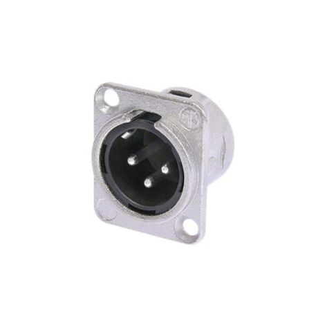 Neutrik XLR de montaje Conector NC3MDL1 Níquel