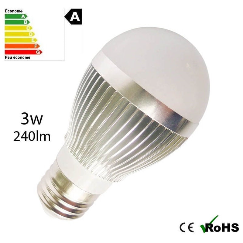 

Neutro de LED 3w E27 blanco bombilla