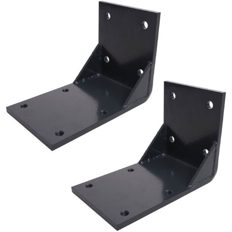 [NEUWERTIG] 2er-Set Deckenadapter für Kassetten-Markise HHG-438 H123, Deckenmontage Halterung Adapter anthrazit