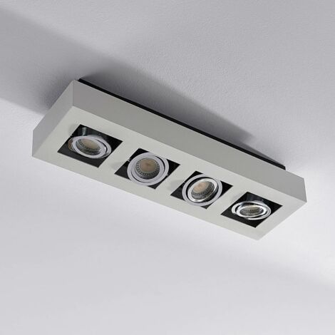 [NEUWERTIG] Arcchio Längliche Led Deckenlampe Vince Deckenlampe Lampe 4 Flammig Gu10 Weiß B-Ware
