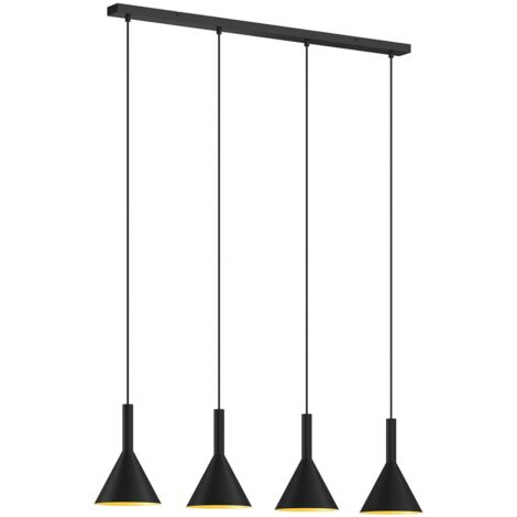 [NEUWERTIG] Arcchio Tadej Pendelleuchte Hängeleuchte Deckenlampe Lampe 4 Fl E27 Schwarz G986 B-Ware