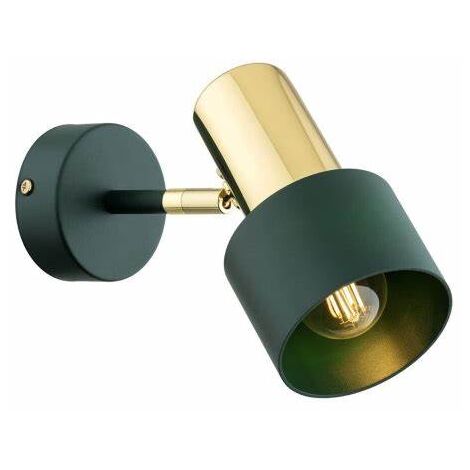 [NEUWERTIG] Argon 8111 Wandspot Doria E27 15 W 230 V Grün Messing Wandlampe Lampe Leuchte B-Ware