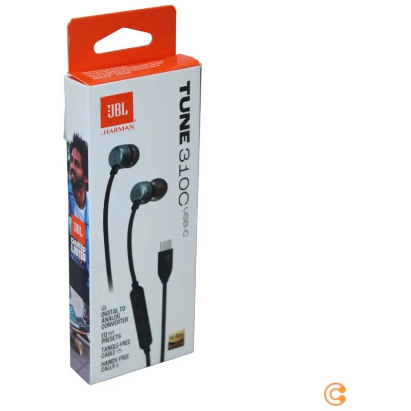 [NEUWERTIG] B-Ware Jbl Kopfhörer Headset Tune 310 C Kabelgebunden Usb C In Ear Mikrofon Schwarz