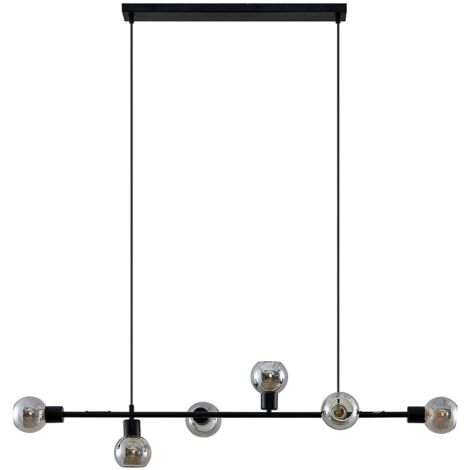 [NEUWERTIG] B-Ware Lindby Biscala Led Pendelleuchte Leuchte Lampe Deckenlampe E14 Schwarz Rauch301