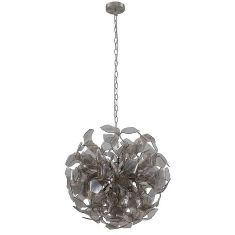 [NEUWERTIG] B-Ware Lindby Moscalina Acryl Hängeleuchte Deckenlampe Pendelleuchte G9 Rauchgrau