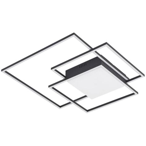 [NEUWERTIG] B-Ware Lindby Nelinka Led Deckenlampe Deckenleuchte Deckenlicht Flurleuchte Dim Black