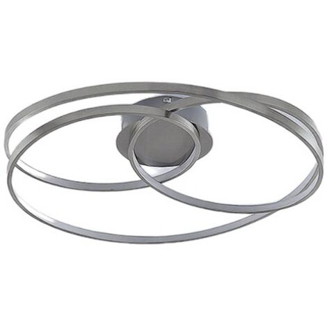 [NEUWERTIG] B-Ware Lindby Ronka Led Deckenlampe Deckenlampe Lampe Wohnzimmerlampe Leuchte Nickel429