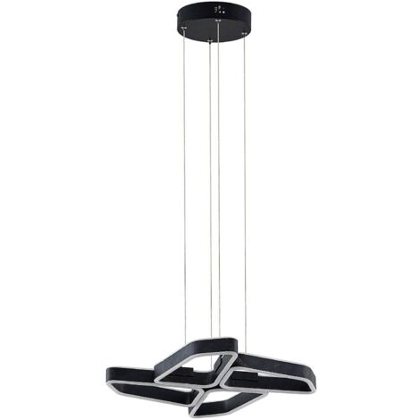 [NEUWERTIG] B-Ware Lucande Quinn Led Hängeleuchte Hängeleuchte Deckenlampe Designlampe Schwarz Matt