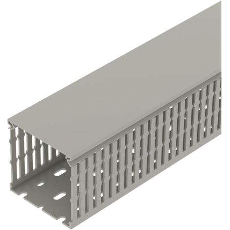 [NEUWERTIG] B-Ware Obo Bettermann 6132516 Verdrahtungskanal Oberteil Kabelkanal 200x8x8 Cm 12 Stück
