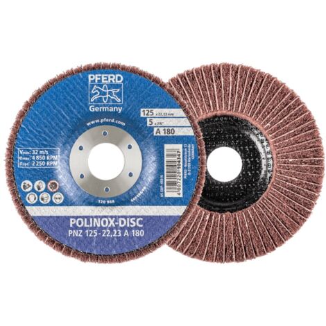 [NEUWERTIG] B-Ware PFERD 44692267 POLINOX Vlies-Schleifdisc PNZ Ø 125 mm Bohrung-Ø 22,23 mm