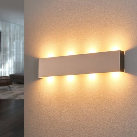 [NEUWERTIG] B-Ware Rothfels Maja Led Wandleuchte Lampe Leuchte Wohnzimmerlampe Nickel 54 Cm 8x3,5 W