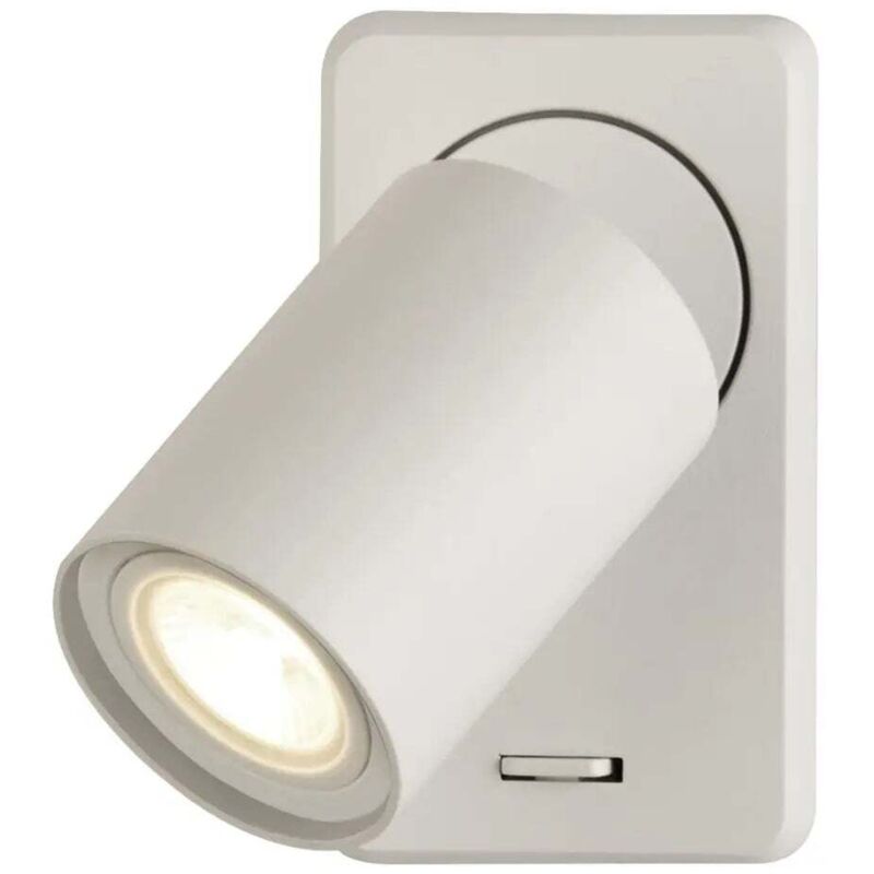 [NEUWERTIG] B-Ware Searchlight Wandleuchte Switched Lampe Schalter Wandlampe Weiß Aluminium Gu10