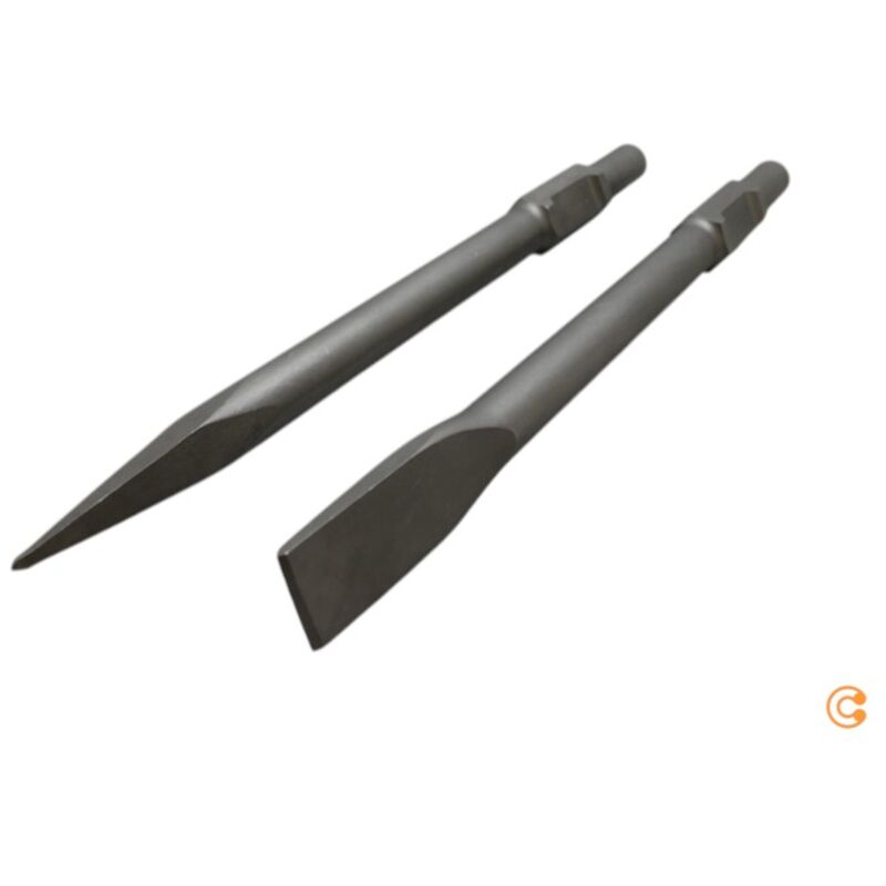 Image of [NEUWERTIG] B-Ware Stier Meißelset Spitzmeißel Flachmeißel Sdshex 30mm 410mm Beton Mauerwerk