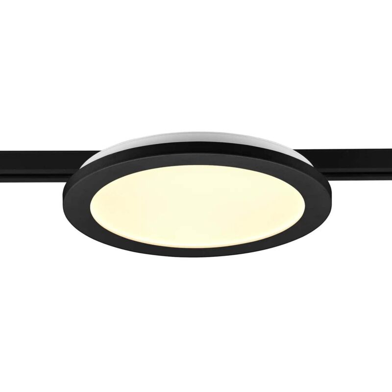 [NEUWERTIG] B-Ware Trio Lighting Led Schienenleuchte Strahler Camillus Du Oline Lampe ø26cm Schwarz