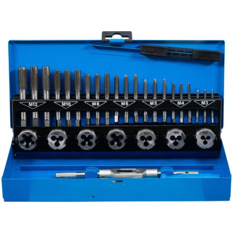 [NEUWERTIG] Bgs Gewindeschneid Satz Set Gewindewerkzeug M3 M12 Metall 32tlg 1472g B-Ware