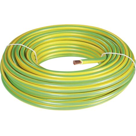 [NEUWERTIG] Bkl Electronic Erdungskabel Leitung H07 V K 16 Mm² Grün Gelb 25 M B-Ware