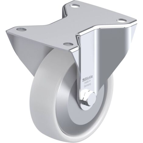 [NEUWERTIG] Blickle 270124 Bk Po 125 R 3 Fa Durchmesser 125mm Tragfähigkeit 300kg Bockrolle B-Ware