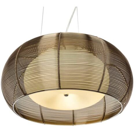 [NEUWERTIG] Brilliant Hängeleuchte Relax Hängeleuchte Pendelleuchte E27 1 Flammig 40 Cm Bron B-Ware