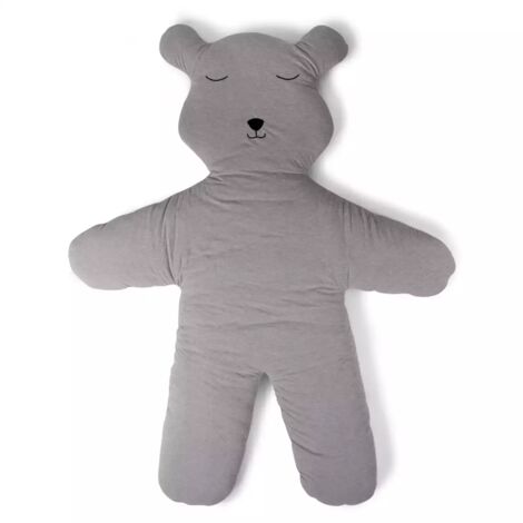 [NEUWERTIG] Childhome Spielteppich Matte Krabbeldecke Teddy Grau Baby Spielmatte B-Ware