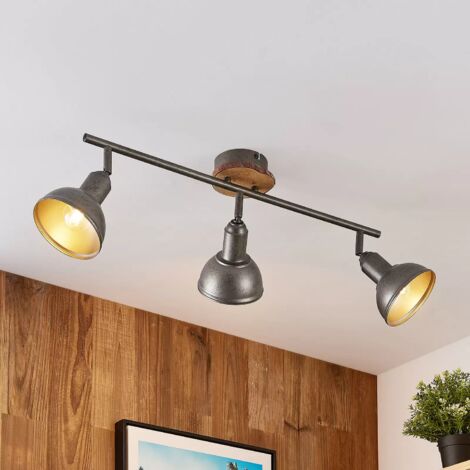 [NEUWERTIG] Deckenlampe Deckenstrahler Spot Lampe Deckenleuchte 3 Flammig Lindby Nesrin