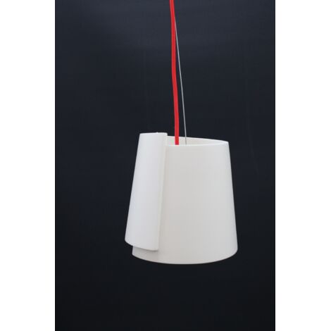 [NEUWERTIG] Deko Light Hängeleuchte Twister I Hängelampe Deckenlampe Leuchte Weiß ø 18 Cm B-Ware