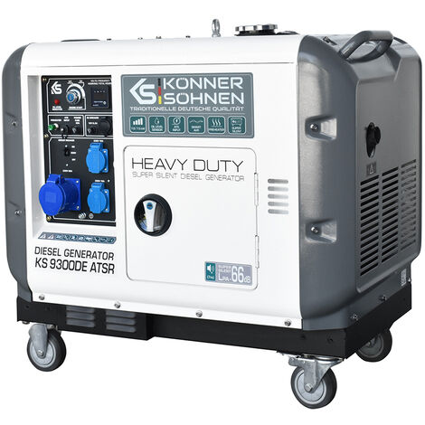 [NEUWERTIG] Diesel-Generator "Könner & Söhnen" KS 9300DE ATSR