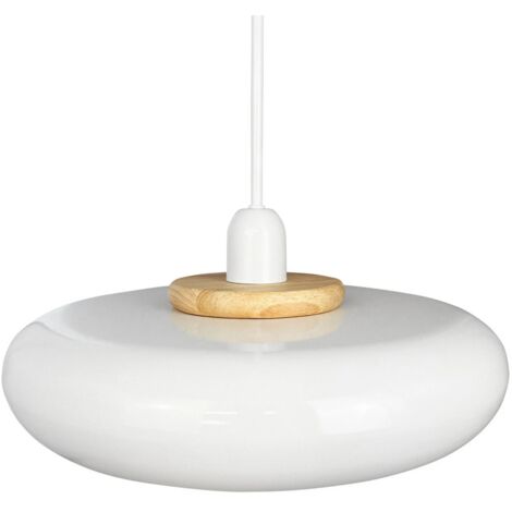 [NEUWERTIG] Dyberg Larsen Hängelampe Planet Weiß ø 40 Cm Metall Deckenlampe Lampe Leuchte B-Ware