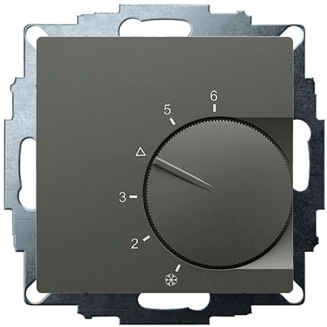 [NEUWERTIG] Eberle 191810224302 Ute 1002 Anthrazit 55 Raumthermostat Temperaturregler  B-Ware
