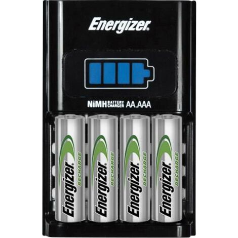 [NEUWERTIG] Energizer Rundzellen Ladegerät Batterie Ladegerät Laden Ni Mh Micro Aaa Mignon Aa B-Ware