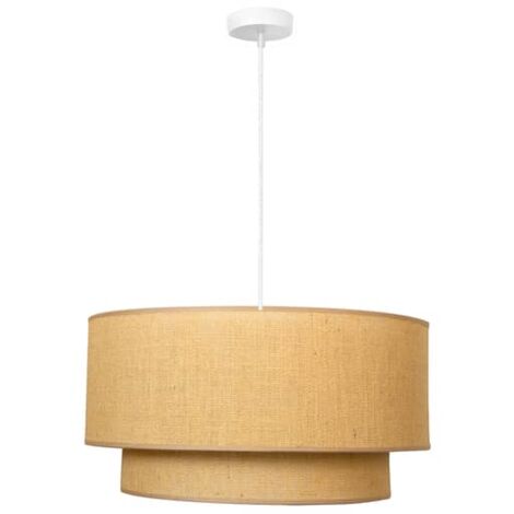[NEUWERTIG] Euluna Hängeleuchte Boho Hängeleuchte Deckenlampe Pendelleuchte Jute Naturbraun B-Ware