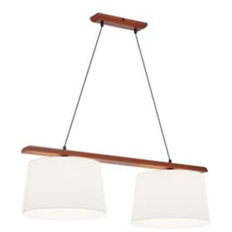 [NEUWERTIG] Euluna Hängeleuchte Sweden Hängelampe Leuchte Lampe Zweiflammig Nussbaum Eich697 B-Ware