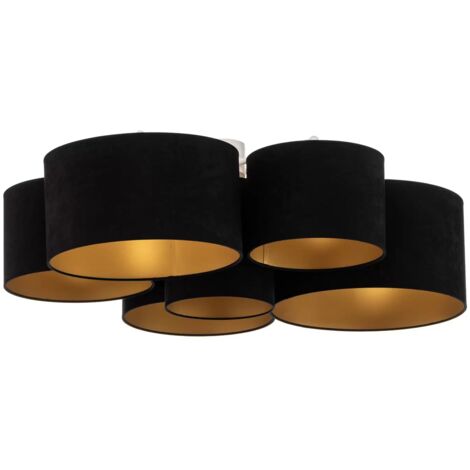 [NEUWERTIG] Euluna Lodge Deckenleuchte Schwarz Gold Deckenlampe Lampe Leuchte Spot Licht B-Ware