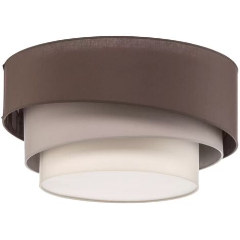 [NEUWERTIG] Euluna Trio Max Decke ø60cm Cappuccino Ecru Grau E27 Deckenleuchte Lampe Leuchte B-Ware