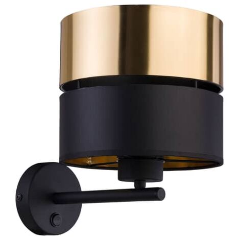 [NEUWERTIG] Euluna Wandleuchte Hilton Led Leselicht Wandlampe Wandlicht Lampe Schwarz Gold B-Ware