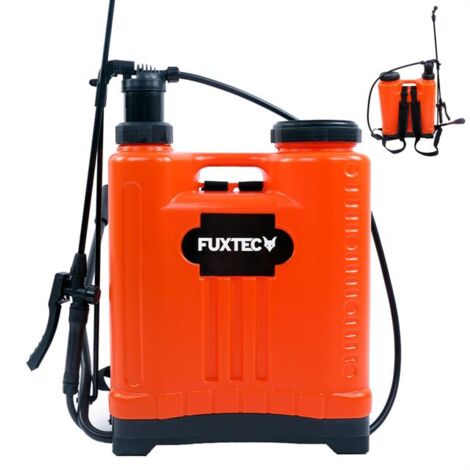 [NEUWERTIG] FUXTEC Drucksprüher für alle Sprüharten im Garten, Düngung und Unkraut- Schädlingsbekämpfung, 20L Tank 3Kg 10bar - FX-DS20L
