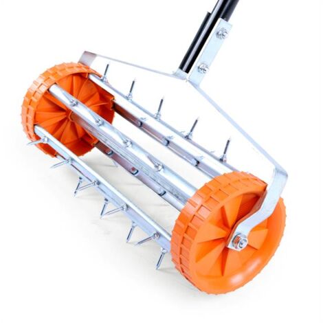 [NEUWERTIG] FUXTEC Rasenlüfter FX-RL400 mit 43 cm Breite, Vertikutierer Rasenbelüfter Rasenrolle