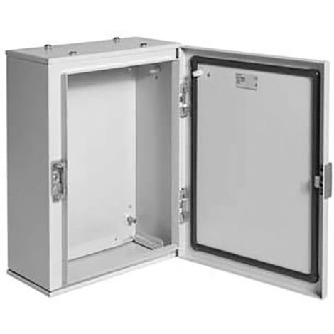 [NEUWERTIG] Hager Fl106 A Schrank Gehäuse Verteiler Stahl Lichtgrau Ral 7035 300x400x160 1 St B-Ware