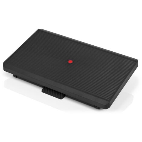 [NEUWERTIG] Hjh Office Fußstütze Piedino Stripe Pro Stütze Schwarz Neigbar Höhenverstellbar  B-Ware