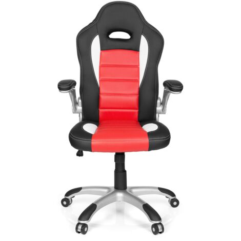 [NEUWERTIG] Hjh Office Gaming Stuhl Bürosessel Chefsessel Sessel Stuhl Rot Schwarz B-Ware