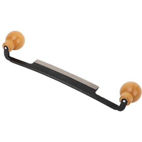 DPZO [NEUWERTIG] INHHUB Gerades Ziehmesser, doppelseitiges, rutschfestes Rasiermesser mit Holzgriff und Wolframstahlklinge für die Holzbearbeitung, 155 mm Messerklingen – INHHUB