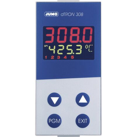 [NEUWERTIG] Jumo D Tron 308 Hoch Pid Temperaturregler Pt100 Pt500 Pt1000 Kty11 6 Messgerät B-Ware