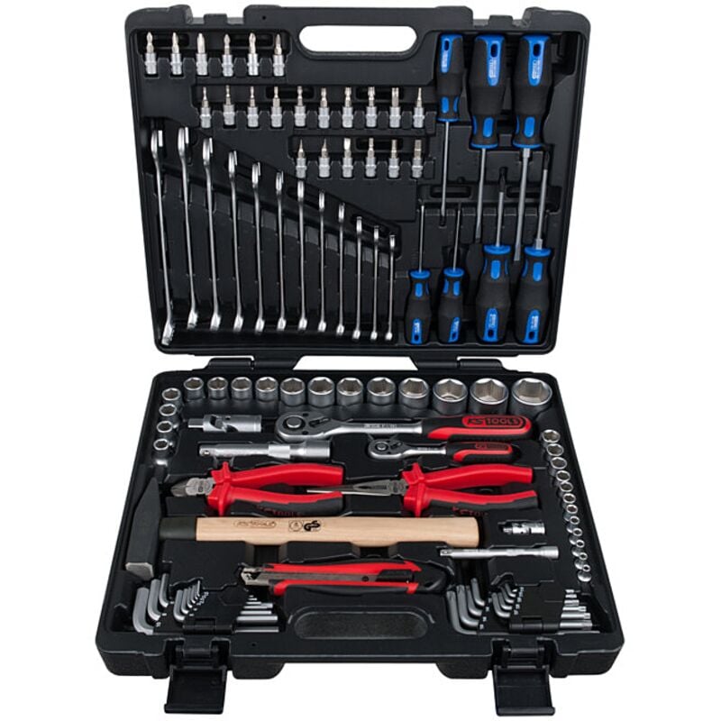 Image of Neuwertig] Ks Tools 1/4'+3/8'+1/2' Universal Werkzeug Satz 97 Tlg. Inkl. Kunststoffkoffer B-Ware