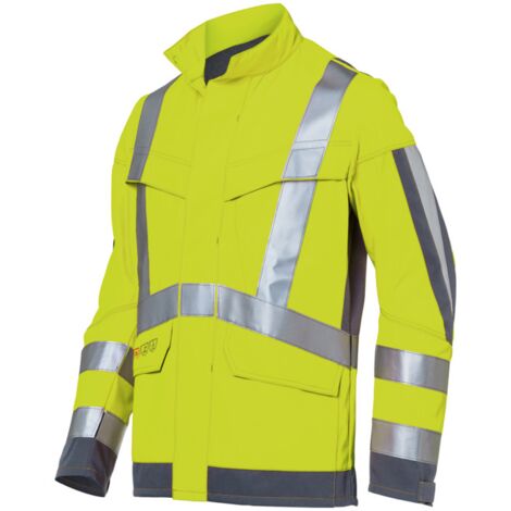 [NEUWERTIG] Kübler Jacke Blouson Protectiq High Vis Psa 3 Warngelb Anthrazit Form 1394 56    B-Ware