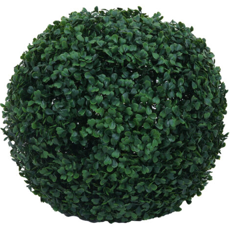 [NEUWERTIG] Künstlicher Busch HHG-593, Buchskugel Dekopflanze Buchsbaumkugel Kunstpflanze Buxus, Outdoor, Polyethylen Ø 33cm