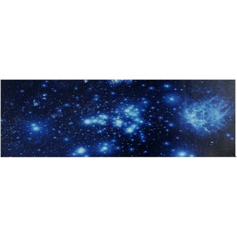 [NEUWERTIG] LED-Bild, Leinwandbild Wandbild Leuchtbild, Timer MVG-zertifiziert 120x40cm Sternenhimmel