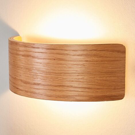 [NEUWERTIG] Led Wandleuchte Rafailia Wandleuchte Wandleuchter Lampe Leuchte 23cm Holz368 B-Ware