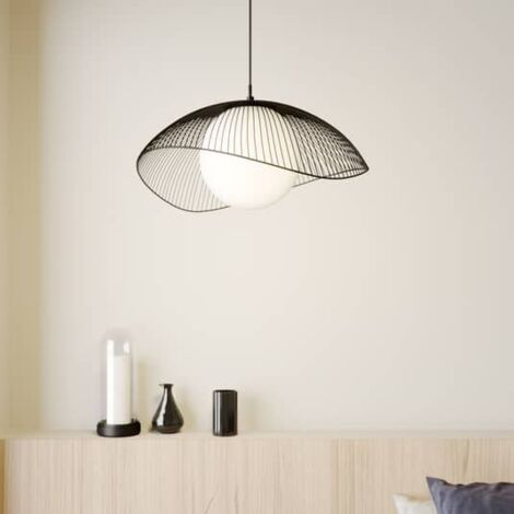 [NEUWERTIG] Lindby Fabronia Hängeleuchte Gitter Leuchte Lampe Deckenlampe Ip20 Glaskugel609 B-Ware